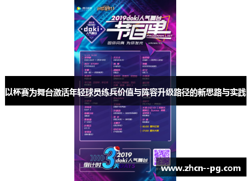 以杯赛为舞台激活年轻球员练兵价值与阵容升级路径的新思路与实践